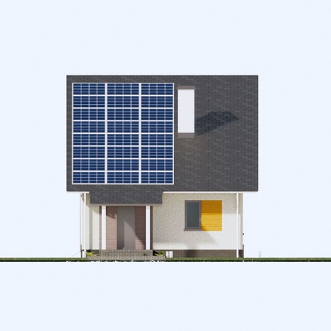 дом проект, Шпак 7, главный фасад