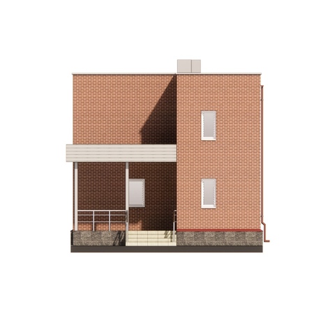 фасад дома 103 м2 Скворец 9