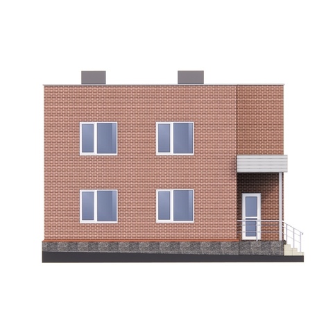 фасад дома 103 м2 Скворец 9