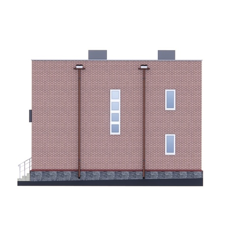 фасад дома 103 м2 Скворец 9