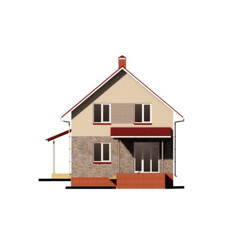 будинок проект,  Селена, лівий фасад