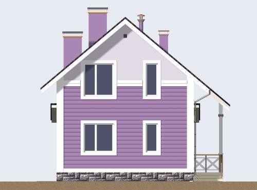 будинок проект лівий фасад