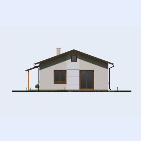 Фасад будинку 109 м2 Трипілля 2