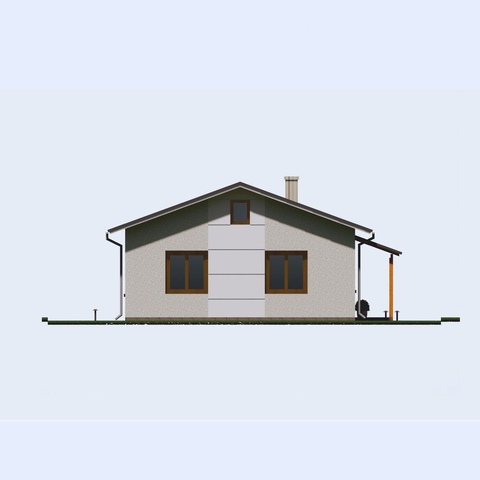 Фасад будинку 109 м2 Трипілля 2