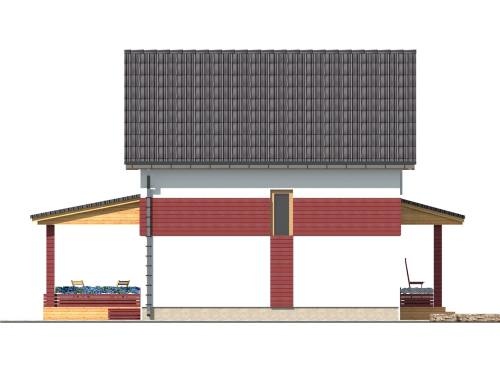 будинок проект лівий фасад