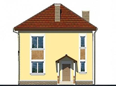 будинок проект, Чайка 3, головний фасад