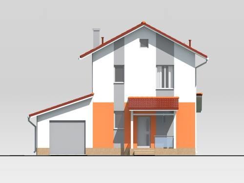 будинок проект, Рябина 2, головний фасад