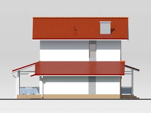 будинок проект, Рябина 2, лівий фасад