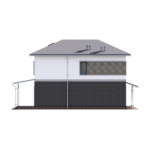 Фасад будинку, проект Марта 2, 118 м2