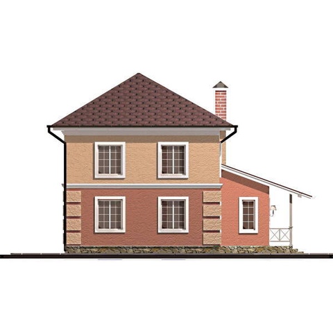 лівий фасад будинку