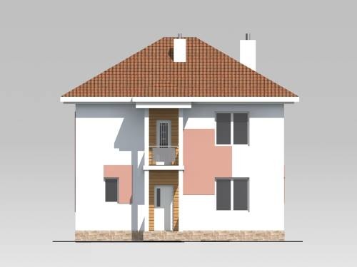 будинок проект, Барвинок 2, головний фасад 