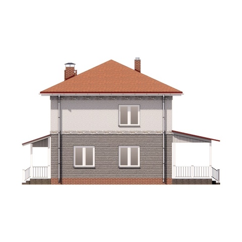 лівий фасад будинку Ласточка 12