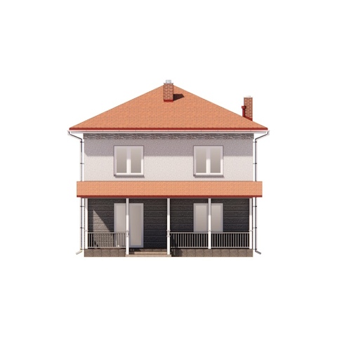 задній фасад будинку Ласточка 12