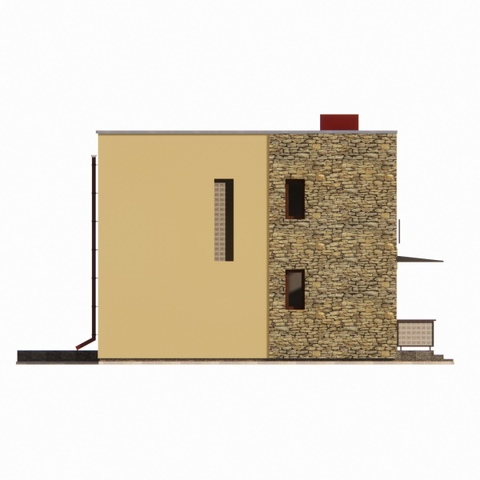 будинок проект, Вова 3, лівий фасад