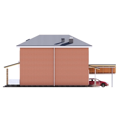 Фасад будинку, проект Марта