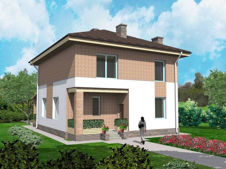 Stock house plan - Martlet 10 131 sq.m Main facade