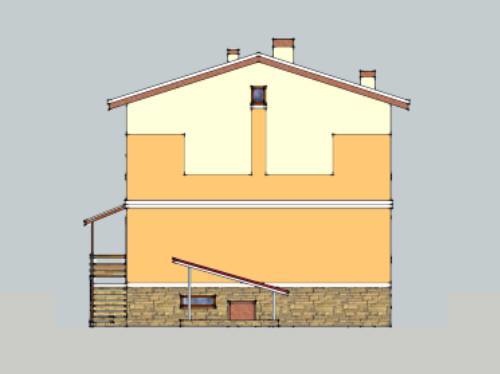 Канадський будинок 6х9 західний фасад будинку Тандем 3