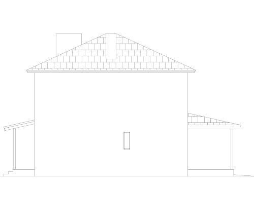 будинок проект, Маша SE 2, правий фасад 