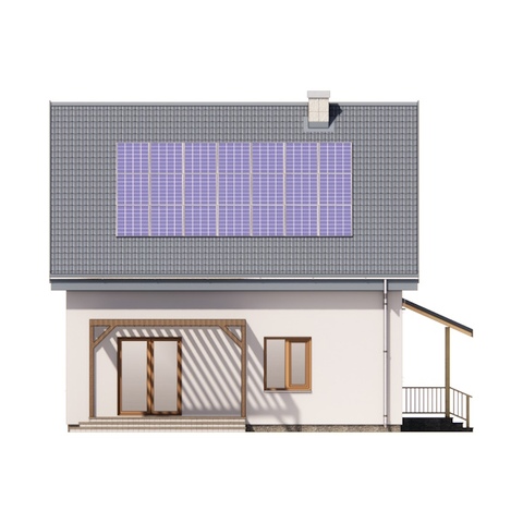 Вигляд фасадів будинку 136 м2 Паша 8