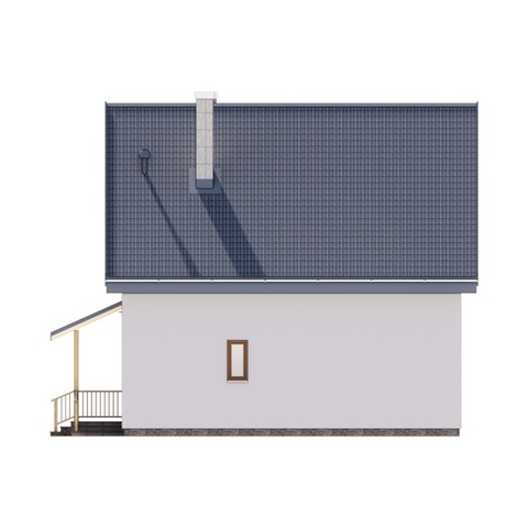 Вигляд фасадів будинку 136 м2 Паша 8