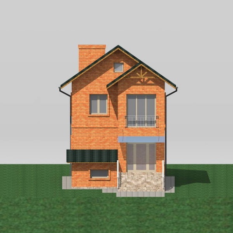 проект будинку Тула головний фасад