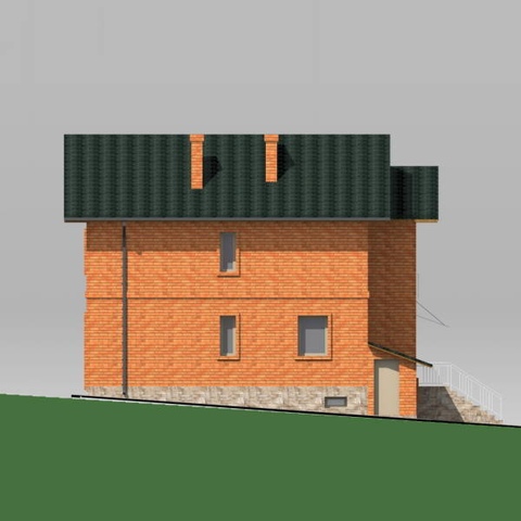 проект будинку Тула лівий фасад