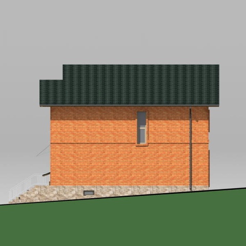 проект будинку Тула правий фасад