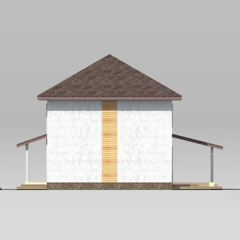 правый фасад дома Нина 3