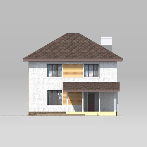 задний фасад дома Нина 3