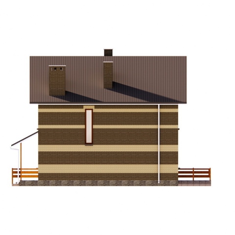 фасад будинку 145 м2 Олег 4