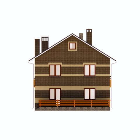 фасад будинку 145 м2 Олег 4