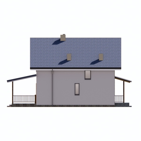 лівий фасад будинку Аліна