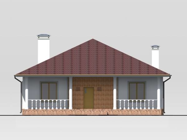 будинок проект, Мандарин 2, головний фасад 