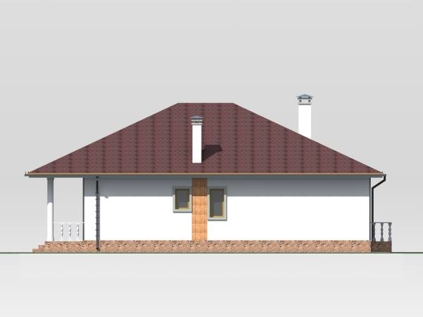будинок проект, Мандарин 2, правий фасад 