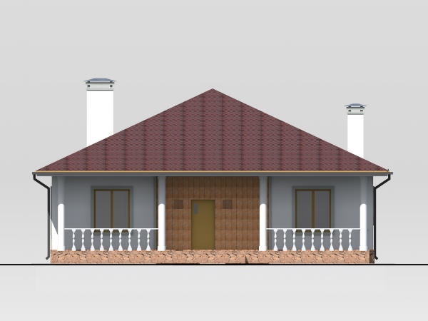 проект будинку Мандарин 4 головний фасад