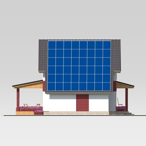 фасад будинку 152 м2 Буча 6