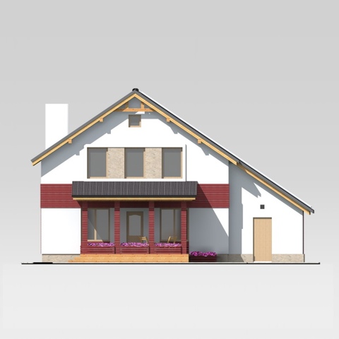 фасад будинку 152 м2 Буча 6