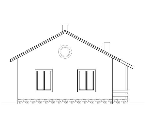задній фасад будинку