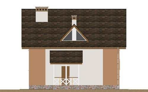 будинок проект, Бексид, головний фасад