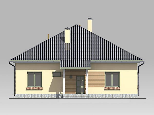 будинок проект, Герда 2, головний фасад