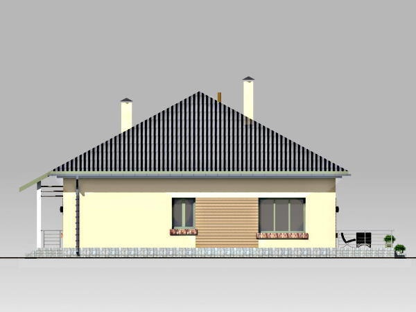 будинок проект лівий фасад