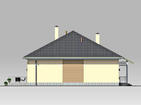 проекти котеджу правий фасад