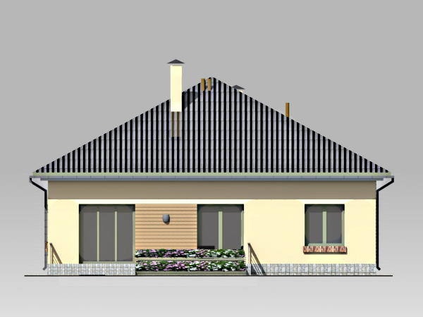 будинок проект, Герда 2, задній фасад