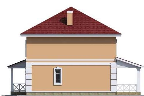 левый фасад дома