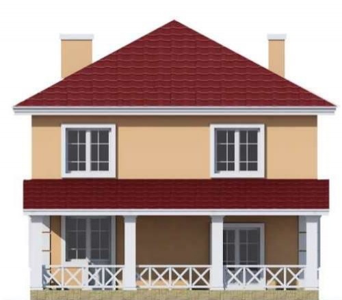 задній фасад будинку