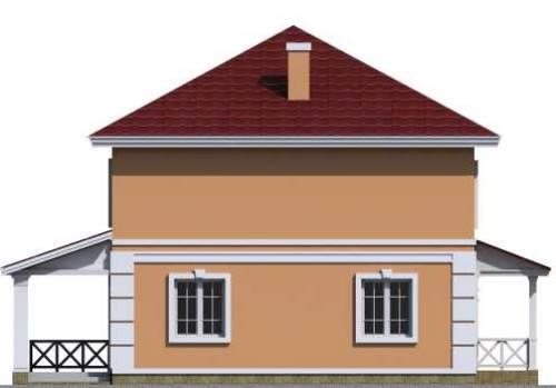 правий фасад будинку