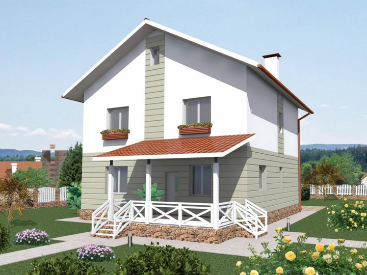  Rear facade