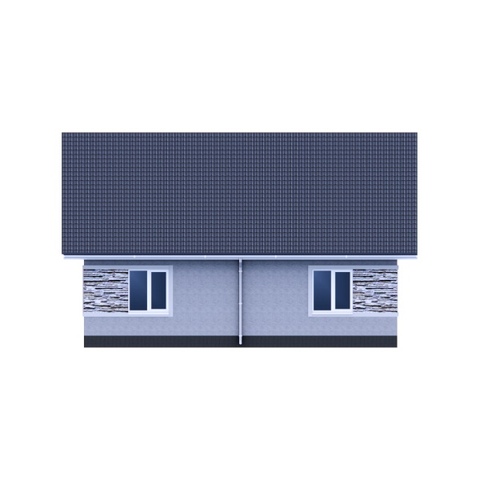 будинок проект, Борисполь, бічний фасад 