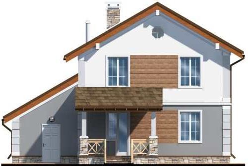 задній фасад будинку