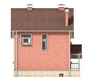  Rear facade
